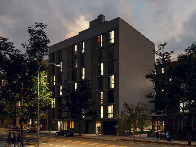 The seven-story building at 1739 Grand Avenue.